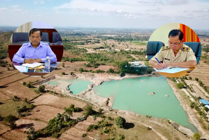 អ្នកណាគប់គិតឱ្យឈ្មួញជីកដីរបស់រដ្ឋលក់ជិត២ហិកតា គ្មានច្បាប់និងមិនបង់ពន្ធ នៅទំនប់ព្រៃថ្នាំង ខេត្តកំពង់ស្ពឺ