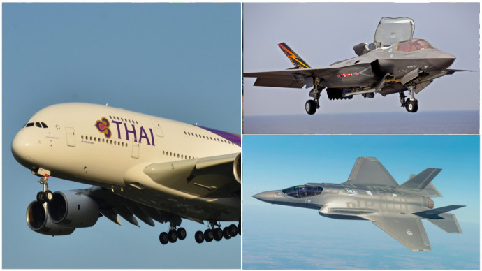 ក្រុមហ៊ុនអាកាសចរណ៍ថៃ រងការចោទថា បានដឹកជញ្ជូនបំណែកយន្តហោះចម្បាំង F-35